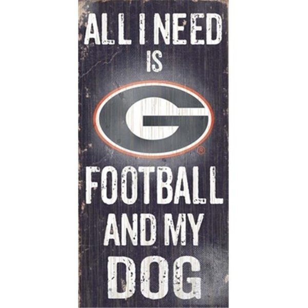 Fan Creations Fan Creations C0640 University Of Georgia Football And My Dog Sign C0640-Georgia